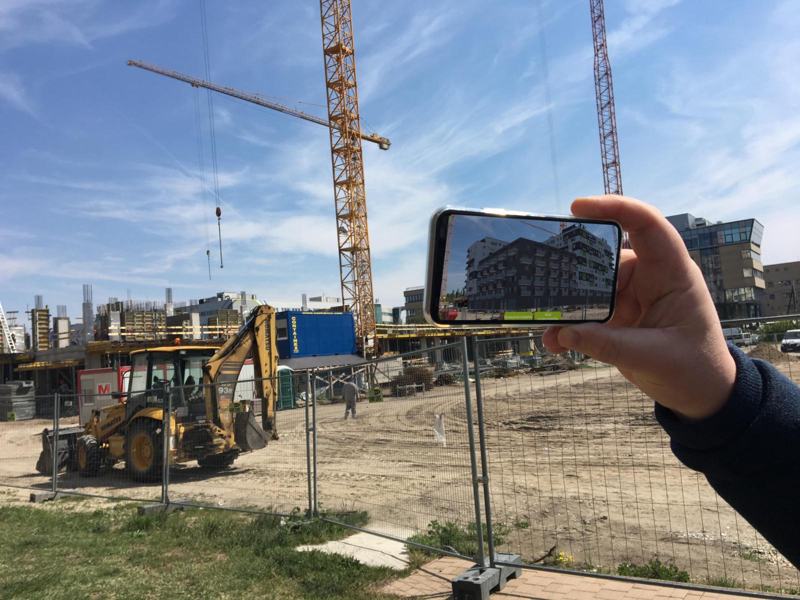 Augmented reality with Metrodom's app